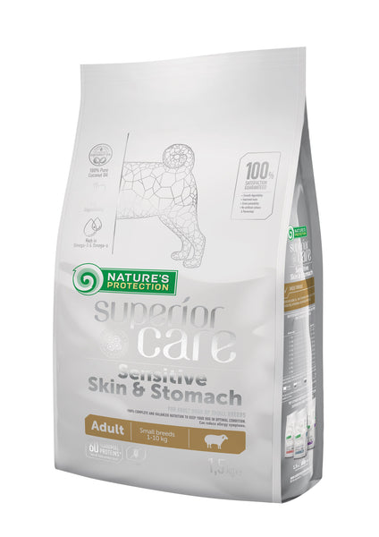 Nature's Protection Superior Care Sensitive Skin&Stomach Lamb Adult Small and Mini Breeds